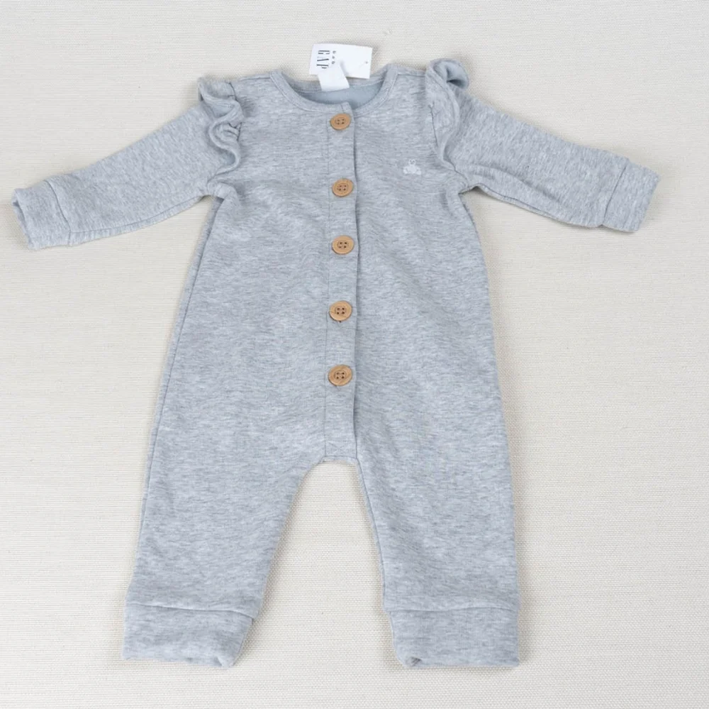 Gap cozy sweatshirt romper - Picture 1 of 3
